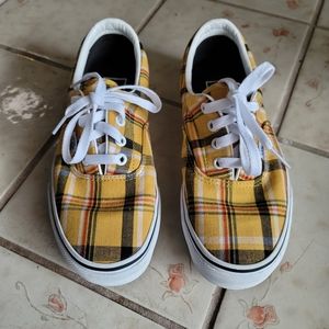 Vans Plaid Era (yellow/white)